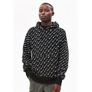 Champion Hoodie Reverse Weave All Over Print Black